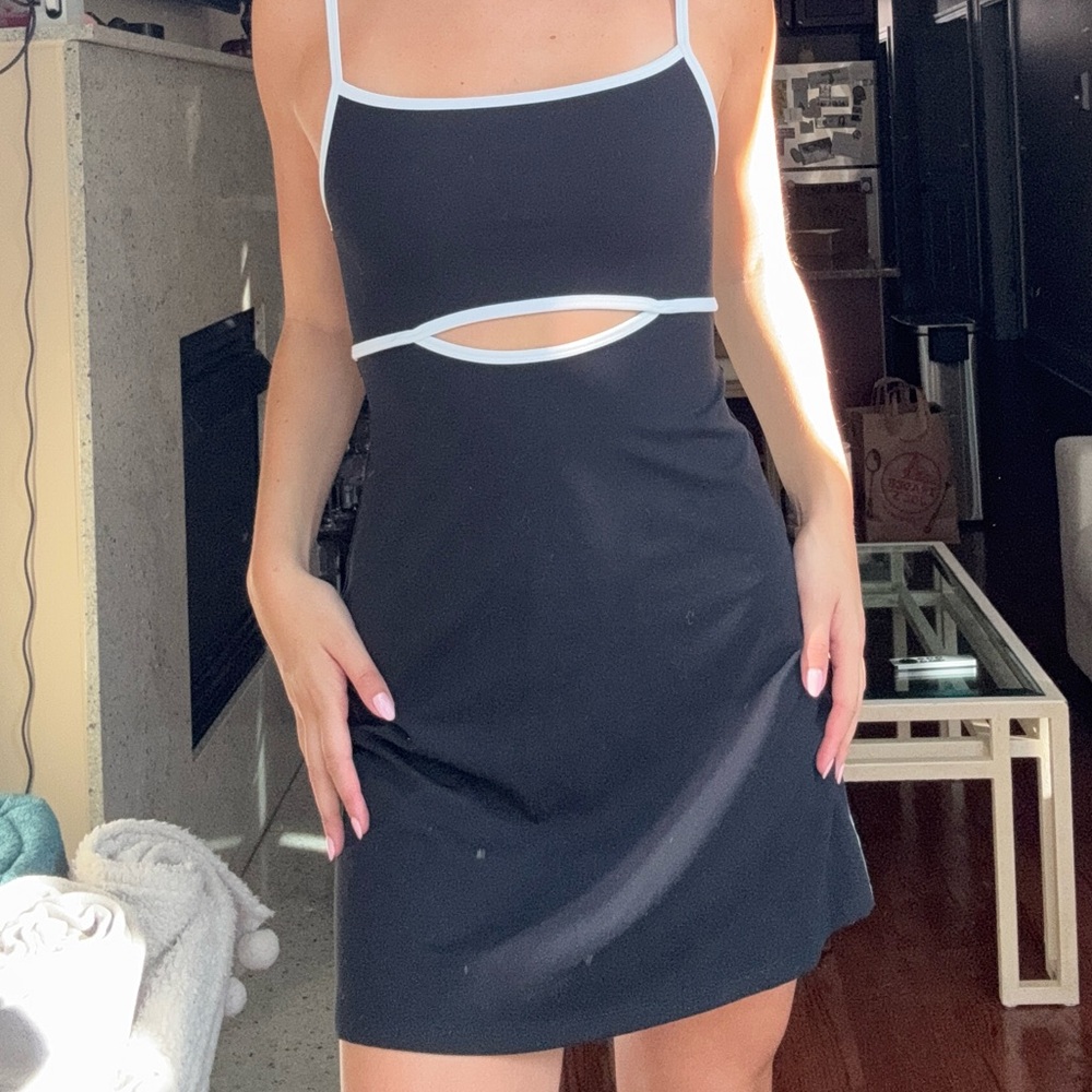 Target Black and White Mini Dress